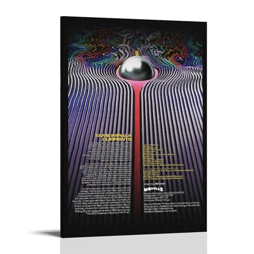 ZYNPCX Tame Impala, wasserdichtes Poster, Kunst, Wohnzimmer, Wand, Schlafzimmer, Dekoration, Heimbüro und Geschenkvorbereitung, exquisite Geschenke zum Verschenken an Menschen, 40 x 60 cm, Strömungen von ZYNPCX
