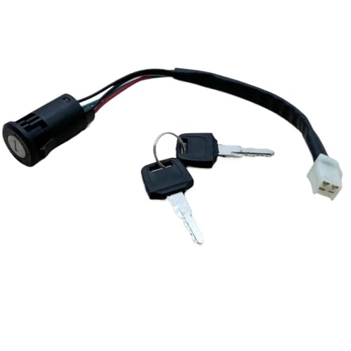 1pcs Universal Motorrad Zündschalter Key 4 Drähte Startschaltertür -Schlösser kompatibel mit ATV 50cc 250ccm Motoren 1pcs Universal Motorrad Zündschalter Key 4 Drähte Startschaltertür -Schlösser kompatibel mit ATV 50cc 250ccm Motoren von ZYPMoTo