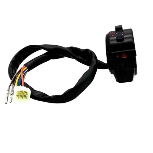 22 mm Motorrad -Lenkerschalter steuert die linke rechte Seite Elektrische Starthorndrehenscheinlicht kompatibel mit XL XR 250 400 600 Modelle(1pcs right) von ZYPMoTo