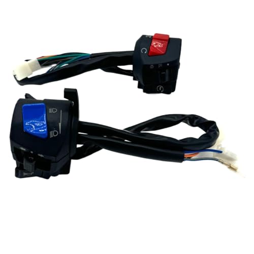 22mm 7/8 Zoll Universal Motorrad -Lenkerschalter Steuerelementkompatibel mit den meisten Fahrrädern wasserdicht(1pair) von ZYPMoTo