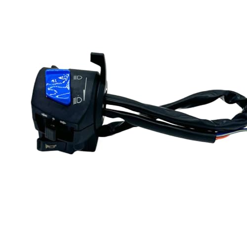 22mm 7/8 Zoll Universal Motorrad -Lenkerschalter Steuerelementkompatibel mit den meisten Fahrrädern wasserdicht(1pcs left) von ZYPMoTo