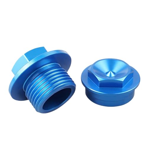 M20X1 5 Rad Lock Spindelmutter kompatibel mit verschiedenen Dirt Bike -Modellen, einschließlich TE 300 TE 125 Fe 250 Fe 350 Fe 450 Exc 300 Exc F 350 für Jahre 2016 2022(Front blue) von ZYPMoTo