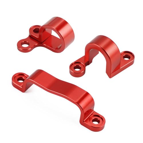 Universal Fit Motorcycle Heckbremsschlauchleitungsklemmen, kompatibel mit CRF450R 2018 CRF250R 2014 2015 2016 2017 2018 2019 CRF450X CRF450RX 2019 2020 2021 2022 CRF250RX CRF450L Aftermarket Ersatz Universal Fit Motorcycle Heckbremsschlauchleitungsklemmen, kompatibel mit CRF450R 2018 CRF250R 2014 2015 2016 2017 2018 2019 CRF450X CRF450RX 2019 2020 2021 2022 CRF250RX CRF450L Aftermarket Ersatz von ZYPMoTo