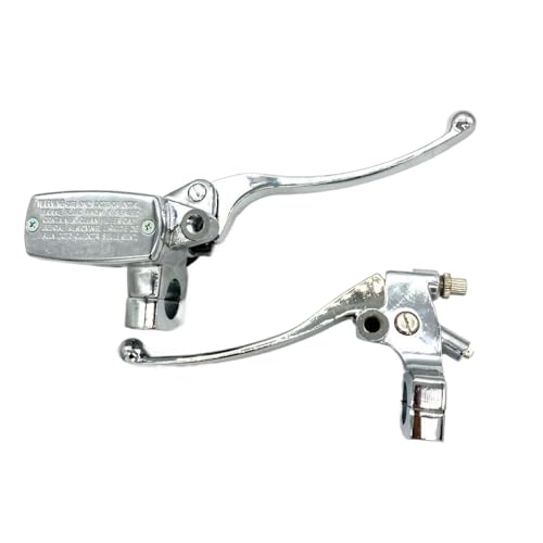 ZYPMoTo 1 Paar 25 mm Motorradkupplungshebel Vordere Haupthydraulikbremshebel vorne mit Motorradmodellen STED 600 400 VT600 VT750 Aftermarket -Austausch kompatibel(1 pair-S) von ZYPMoTo