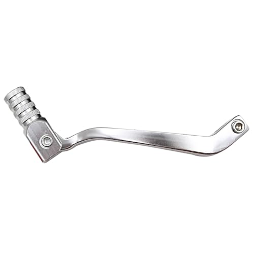 ZYPMoTo -Aluminium -Klappradverschiebungshebel, kompatibel mit 110 125 140 150 160 250cc Dirt Bikes Pit Bikes Universal Ersatzgetriebe Hebel(Silver) von ZYPMoTo