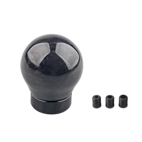 ZYPMoTo JDM Style Universal Carbon Fiber Gear Schaltknopf Schaltgetriebe mit den meisten Autos kompatibel(WGZ-Black) von ZYPMoTo