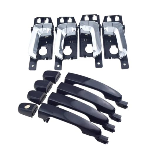 ZYPMoTo Kompatible Außendeiner -Türgriff im Außenseite vorne nach hinten rechts Passform 2005 2006 2007 2008 2009 2010 Modelle(Chrome) von ZYPMoTo