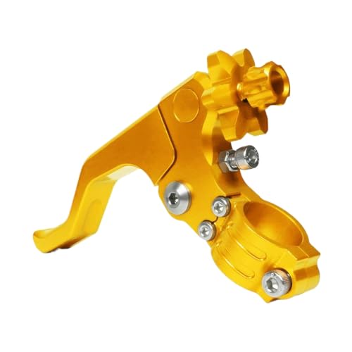 ZYPMoTo Stuntkupplungshebel kurzes Easy -Pull -System, das mit CBR 600RR 1000RR -Motorrädern kompatibel ist(Lever Gold) von ZYPMoTo