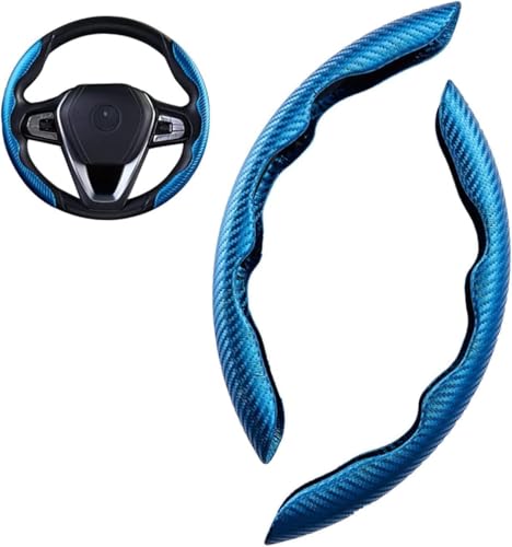 ZYSHJ 2 Stück Auto Lenkradbezug für Citroen C-Crosser C-Elysee C-Zero, Segmentierter rutschfest Langlebig Auto Lenkrad Schutzhülle Auto Innenraum ZubehöR,Blue ZYSHJ 2 Stück Auto Lenkradbezug für Citroen C-Crosser C-Elysee C-Zero, Segmentierter rutschfest Langlebig Auto Lenkrad Schutzhülle Auto Innenraum ZubehöR,Blue von ZYSHJ