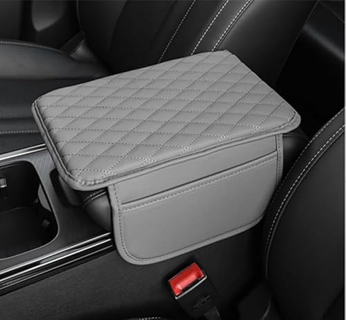 ZYSHJ Auto Armlehnen Polster für Audi RS4, Mittelkonsolen-Abdeckung, Schützendes Auto-Armlehnenkissen Innenraum Zubehör,Grey von ZYSHJ