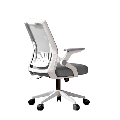 Ergonomic Office Chair mit einstellbarer Höhe Schwenkmaler Computer Schreibtisch Stuhl mit Lendengestütze Flip up up up up up up up up up up up up up up up up hoch weiß blau mesh stuhl für home apite von ZYSKABQ