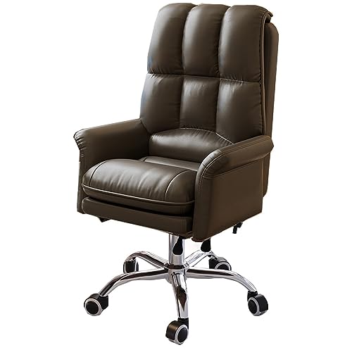 Ergonomischer Arbeitsstuhl für das Heimbüro mit verstellbarer Lendenwirbelstütze und Armlehnen für Erwachsene, Computer-Gaming-Stuhl mit hoher Rückenlehne für den Einsatz in Führungspositionen von ZYSKABQ