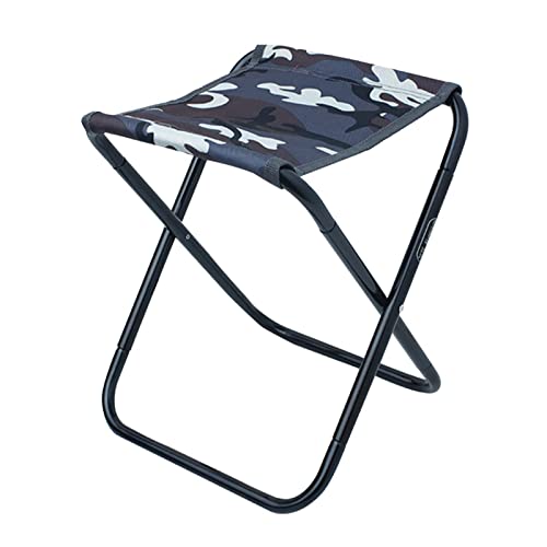 Mini Folding Campinghocker Leicht tragbares Faltungshocker Ultraleich für BBQ -Fischereifahrer -Wanderhackfackungen im Freien, Unterstützung von bis zu 154,32 Pfund (Tarntuch/Schwarz) Octopus feet von ZYSKABQ