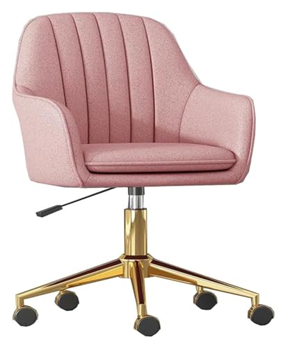 ZYSKABQ Eleganter Schreibtischstuhl mit goldenem Gestell, Armlehnen und drehbarer Rollfunktion für Mädchenzimmer. Ergonomischer Computer-Arbeitsstuhl für Heimbüro oder Gaming Octopus feet ZYSKABQ Eleganter Schreibtischstuhl mit goldenem Gestell, Armlehnen und drehbarer Rollfunktion für Mädchenzimmer. Ergonomischer Computer-Arbeitsstuhl für Heimbüro oder Gaming Octopus feet von ZYSKABQ