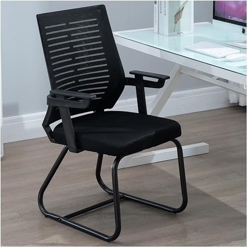 ZYSKABQ Ergonomischer Büro-Gaming-Computer-Schreibtischstuhl mit Armstütze, verbesserte Latex-Rückenlehne, Kissen und bequemes Netzgewebe, ideal für Studium, Arbeit und Chefgebrauch, schwarze von ZYSKABQ