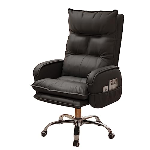 ZYSKABQ Ergonomischer Gaming-Stuhl mit hoher Rückenlehne für Erwachsene Boss Lift Büro-Schreibtischstuhl mit Metallsessel für Schlafzimmer und Wohnzimmer Braune Farboption Octopus feet von ZYSKABQ