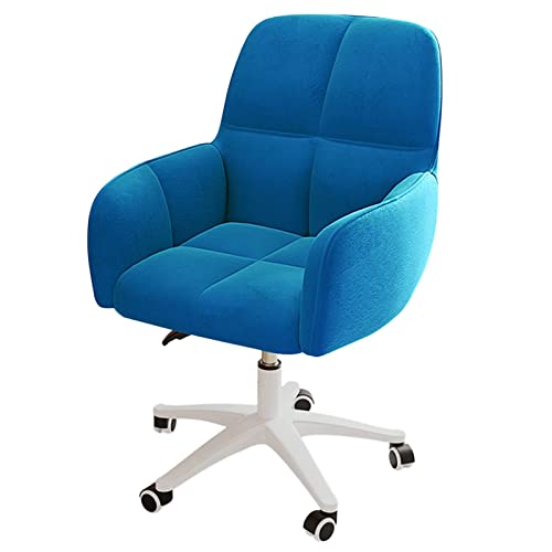 ZYSKABQ Ergonomischer drehbarer Computer-Gaming-Stuhl für Erwachsene mit Armlehnen, atmungsaktiver Baumwoll-Leinen-Stoff, weicher Sitz für das Arbeitszimmer zu Hause, Dunkles Flockmuster Octopus feet von ZYSKABQ