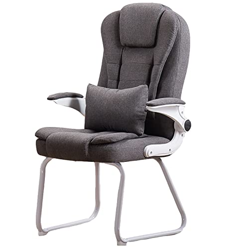 ZYSKABQ Moderne Büro -Gaming -Computerstuhl ohne Räder PU Leder Wartezimmer Gaststuhl Comfy Conference Stuhl mit Armen stabil für Moderne Esszimmer sitzen Octopus feet von ZYSKABQ