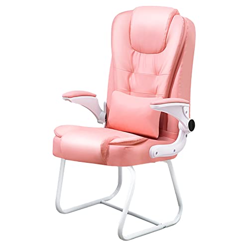 ZYSKABQ Moderne Büro -Gaming -Computerstuhl ohne Räder PU Leder Wartezimmer Gaststuhl Comfy Conference Stuhl mit Armen stabil für Moderne Esszimmer sitzen Octopus feet von ZYSKABQ