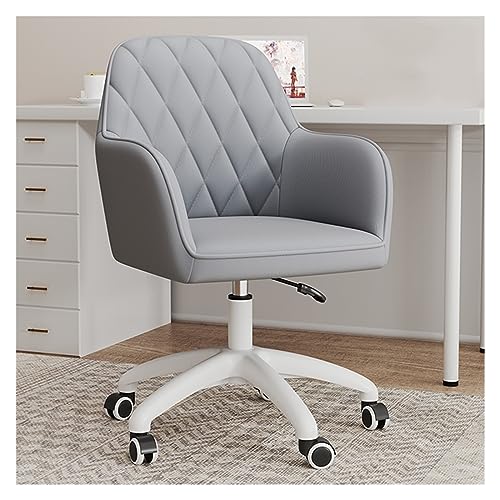 ZYSKABQ Moderner, mit Samt gepolsterter, drehbarer Bürostuhl mit Verstellbarer Höhe und Rädern für das Home-Office-Arbeitszimmer oder den Schminktisch in Grau Octopus feet von ZYSKABQ