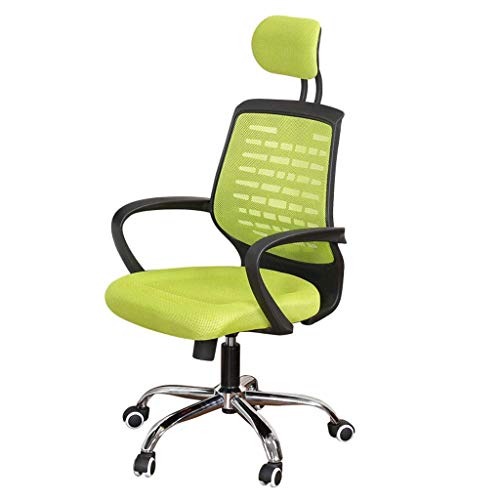 ZYSKABQ Moderner Büroschreibtisch mit einem verstellbaren Auftrieb und Gaming mit schwenkbarem Stuhl verfügt über einen schwarzen Rahmen mit grünem und rosa Mesh Octopus feet von ZYSKABQ