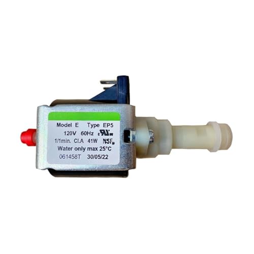 Elektroventilpumpe, Kompatibel Mit ULKA, EP4 EP5 Magnetventil, Kompatibel Mit Jura, Kompatibel Mit Saeco, Kompatibel Mit Solis, Kompatibel Mit Delonghi, Kaffeemaschinenteile(EP5 110V-120V) von ZYSLXHOCZ