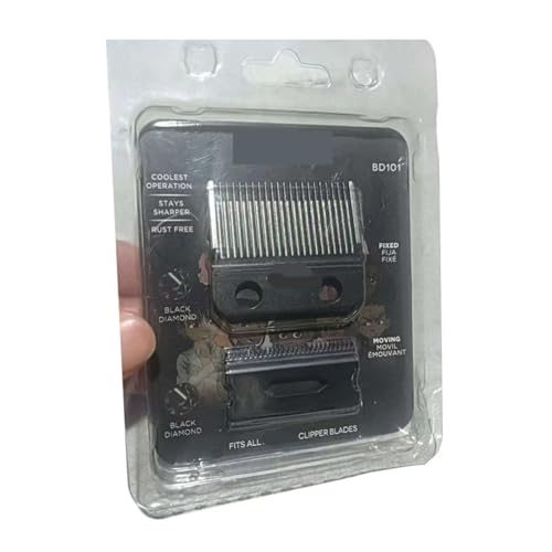 Ersatzklinge, Kompatibel Mit MRD, Pro Professional Haarschneidemaschine Bit Assembly DLC DLC Diamond Coated Salon Barber Tool(Fade Blade C) von ZYSLXHOCZ