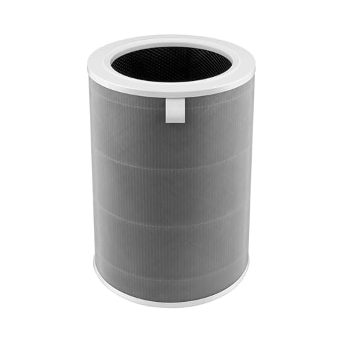 Luftreinigerfilter, Kompatibel Mit Xiaomi, 1 2 2S 2C 2H 3 3S 3C 3H, Kompatibel Mit Mijia, Luftfilter Carbon HEPA Ersatz PM2.5 Blau Grün Grau(Gray With RFID) von ZYSLXHOCZ