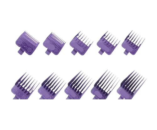 M10 M5F 10 Stück Lila Schutzkämme For Schneiden Von Haaren, Kompatibel Mit Madeshow, Professionelle Haarschneidemaschinen-Begrenzungskämme, Friseurzubehör M10 M5F 10 Stück Lila Schutzkämme For Schneiden Von Haaren, Kompatibel Mit Madeshow, Professionelle Haarschneidemaschinen-Begrenzungskämme, Friseurzubehör von ZYSLXHOCZ