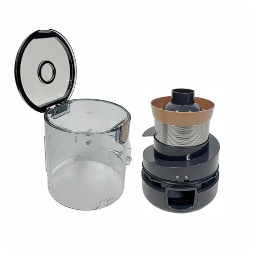 ZYSLXHOCZ Staubbehälterbaugruppe, Staubbehälterbecher, Schwarz, Zyklon-Ersatzteile, Kompatibel Mit Jimmy, H10 Pro/H10 Flex Staubsaugerzubehör(Cup and Cyclone 1set) von ZYSLXHOCZ