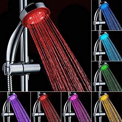 Automatischer Temperatursensor,Farbwechsel, Sensitive Schalter, Badezimmer-Duschkopf, LED-Lichter, Farbwechsel, Handbrause für Badezimmer von ZYTC