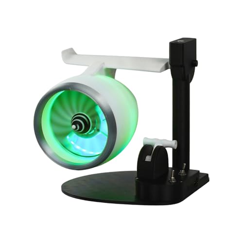 ZYWMZJ Düsentriebwerk-Modellbausatz mit Spray - Turbo-Tischventilator, verstellbarer Flugzeugventilator3D-Design von ZYWMZJ