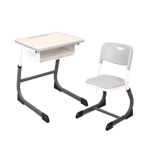 ZYWMZJ Ergonomischer Schreibtisch Mit Stuhl – Multifunktions-Zeichentisch, Computerstation Mit Stauraum Und Haken von ZYWMZJ