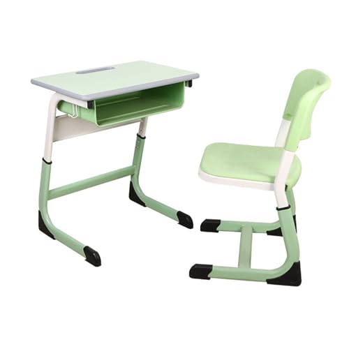 ZYWMZJ Ergonomischer Schreibtisch Und Stuhl for Kinder Mit Stauraum, Stiftfach Und Haken – Perfekt for Lernen, Zeichnen Und Mehr von ZYWMZJ