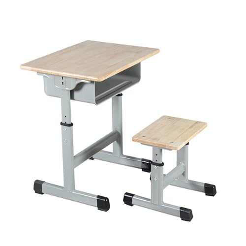ZYWMZJ Ergonomisches Schreibtisch- Und Stuhlset for Kinder Mit Ablage, Stifthalter Und Haken – Ideal for Lernen, for Hausaufgaben Und Künstlerische Aktivitäten(A) von ZYWMZJ