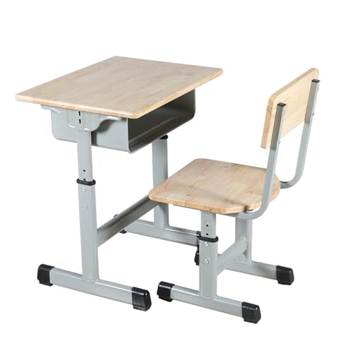ZYWMZJ Ergonomisches Schreibtisch- Und Stuhlset for Kinder Mit Ablage, Stifthalter Und Haken – Ideal for Lernen, for Hausaufgaben Und Künstlerische Aktivitäten(B) von ZYWMZJ