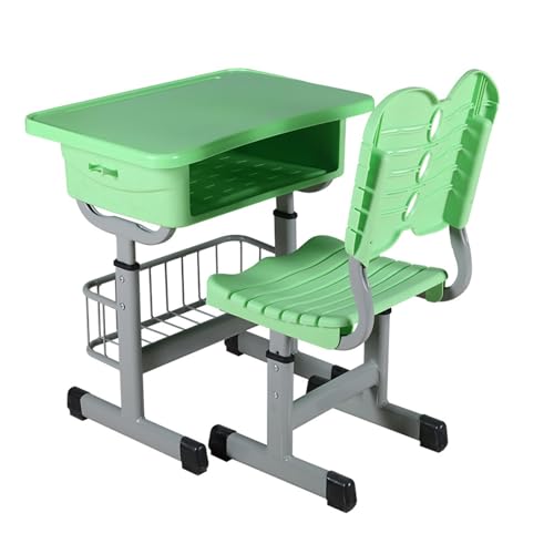 ZYWMZJ Höhenverstellbarer Kinderschreibtisch Und Stuhl-Arbeitsplatz Mit Schublade, Stifthalter Und Haken – Ideal for Zuhause, Die Schule Und Online-Lernen(D) von ZYWMZJ