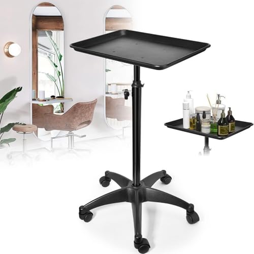 ZYWMZJ Professioneller Salonwagen Aus Aluminium – Verstellbarer Rolltablettwagen for Tattoo-, Friseur-, Spa- Und Medizinische Dienstleistungen von ZYWMZJ