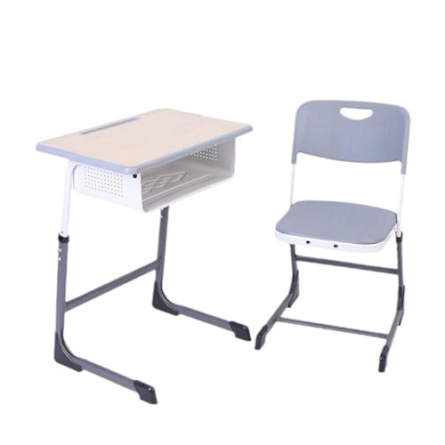 ZYWMZJ Verstellbares Kinderschreibtisch- Und Stuhlset Mit Aufbewahrungsschublade, Stifthalter Und Haken – Ideal for Zu Hause, Im Klassenzimmer Und for Nachhilfestunden(Blue) von ZYWMZJ