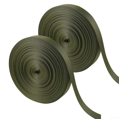 1 Packung oder 2 Packungen Nylon-Garten-Bindeband für Pflanzen und Kabel, flexible Unterstützung für Gartenarbeit und Kabelorganisation (2 Stück) von ZYWUOY