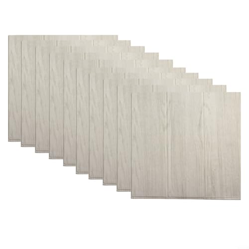 10 PCS 3D Fliesen Stein Ziegel Wandaufkleber Set mit weichen Schaumstoffplatten für Küche Schlafzimmer Wohnzimmer Dekoration (5#) von ZYWUOY