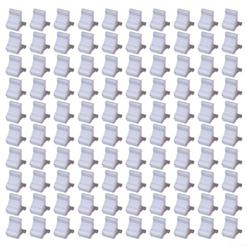 100 Stück Blumenpflanzen-Veredelungs-Clips, beschleunigen das Wachstum mit Veredelungsclips für Blumen und Pflanzen, universelles Mini-Werkzeug, transparent 100 Stück Blumenpflanzen-Veredelungs-Clips, beschleunigen das Wachstum mit Veredelungsclips für Blumen und Pflanzen, universelles Mini-Werkzeug, transparent von ZYWUOY