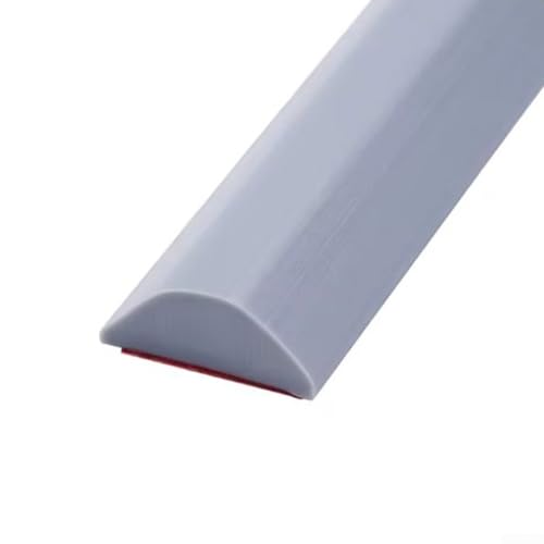 100 cm Silikon-Dichtungsstreifen, zuverlässig, wasserdicht, für Duschen und Badewannenränder (grau) von ZYWUOY