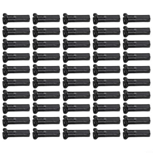 14G 50 Stück Kupferspeichennippel für Fahrräder, 14 mm Größe für langlebige und stilvolle Radumrüstung (goldfarben (50 Stück)) von ZYWUOY