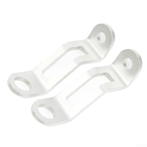 2 x Bremsöltankhalter-Set für Motorräder, Hydraulikbehälter, Reparaturhalterung (Silber) von ZYWUOY
