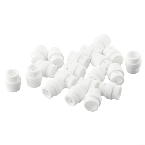 20 Stück MIG Taschenlampe Verbrauchsmaterialien Keramik Gas Diffusor Swir Gas Ring für Binzel MIG MAG 24KD 36KD Geeigneter Ersatz für MB 24KD 36KD Taschenlampe (24KD) von ZYWUOY