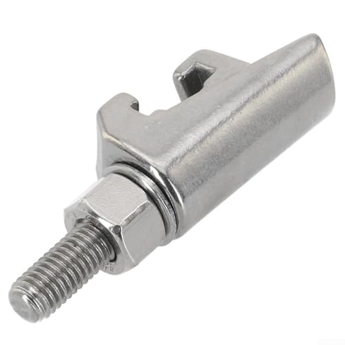 304 Edelstahl ISO Doppelbackenklemmen-Set, 2 Stück für zuverlässige Vakuumverbindungen in verschiedenen Anwendungen (M10) von ZYWUOY