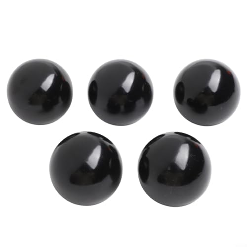 5 x schwarze runde Bakelit-Knäufe für einfachen Werkzeugwechsel und Verwendung (M12 x 40) von ZYWUOY