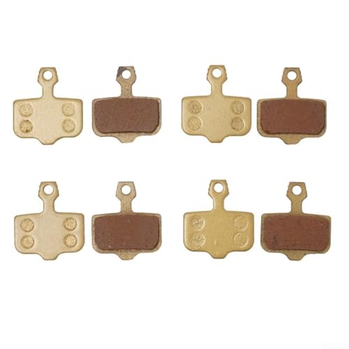 Advanced Brake For Pads for Disc Brakes 4 Pairs Compatible with For MT2 MT4 MT6 MT8 (4pack full metal gold) von ZYWUOY