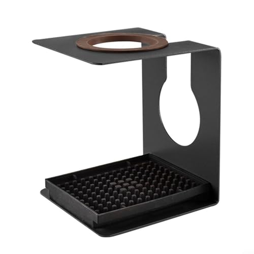 Aluminium-Tropfhalter mit einfacher Wartung und leichtem Design für Kaffeeliebhaber (schwarz Dual Use) von ZYWUOY